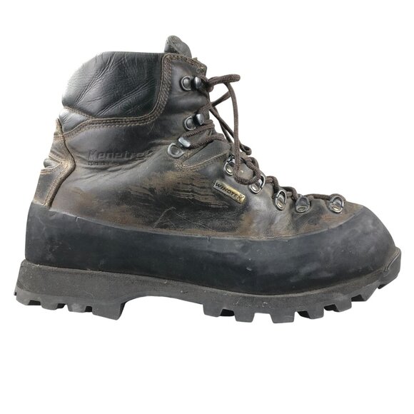 Kenetrek Men's Size 10.5M Hardscrabble Hiker Brown Leather Lace-Up Boots FAIR